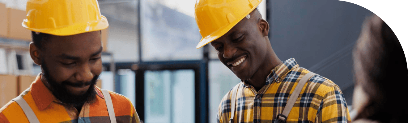 engineers working at the site